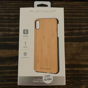 Platinum - Natural Bamboo Case for iPhone XS Max